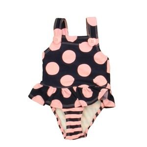 Ruum Girls Pink | Navy 1-piece Swimsuit size: 12 Months